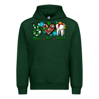 Forest Green peace love dental for Christmas Urban Hoodie - AdoDesignShop