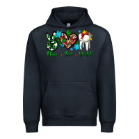Navy peace love dental for Christmas Urban Hoodie - AdoDesignShop