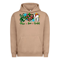 Pigment Burro peace love dental for Christmas Urban Hoodie - AdoDesignShop