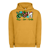 Pigment Peanut Butter peace love dental for Christmas Urban Hoodie - AdoDesignShop