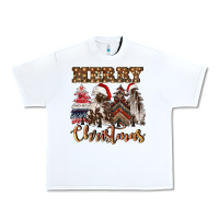 White merry christmas trees Urban Heavy Tee - CowGirlArtShop
