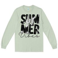 Matcha Summer Vibes Black White Cowhide Long Sleeve Tee - CowCowDesign