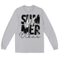 Moon Dust Summer Vibes Black White Cowhide Long Sleeve Tee - CowCowDesign