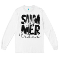 White Summer Vibes Black White Cowhide Long Sleeve Tee - CowCowDesign