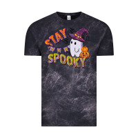 Cloud Black stay spooky Vintage Tee - CowGirlArtShop