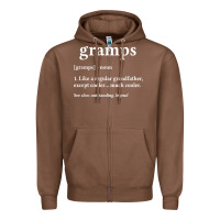 Chestnut Grandpa Gift for Gramps, Fathers Day Birthday Gift Idea Zipper Hoodie - trangStudio