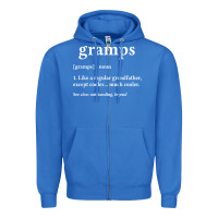 True Royal Grandpa Gift for Gramps, Fathers Day Birthday Gift Idea Zipper Hoodie - trangStudio