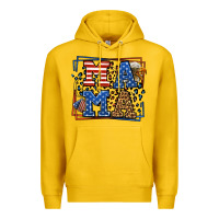 Lemon Army Veteran mama leopard frame 4th of July Premium Hoodie - LillyAllenDesigns