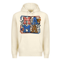 Sandshell Army Veteran mama leopard frame 4th of July Premium Hoodie - LillyAllenDesigns