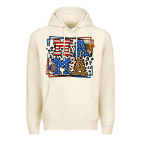 Tofu Army Veteran mama leopard frame 4th of July Premium Hoodie - LillyAllenDesigns