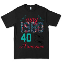 Black Made In May 1980 40 Years Of Being Awesome Premium Tee - Bettercallsaul