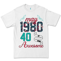 White Made In May 1980 40 Years Of Being Awesome Premium Tee - Bettercallsaul