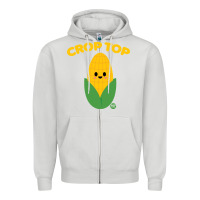 Dove Grey corn t  shirt c r o p t o p t  shirt Zipper Hoodie - trangStudio