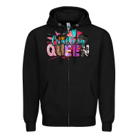Black crafting queen Zipper Hoodie - Artiststas