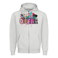 Dove Grey crafting queen Zipper Hoodie - Artiststas