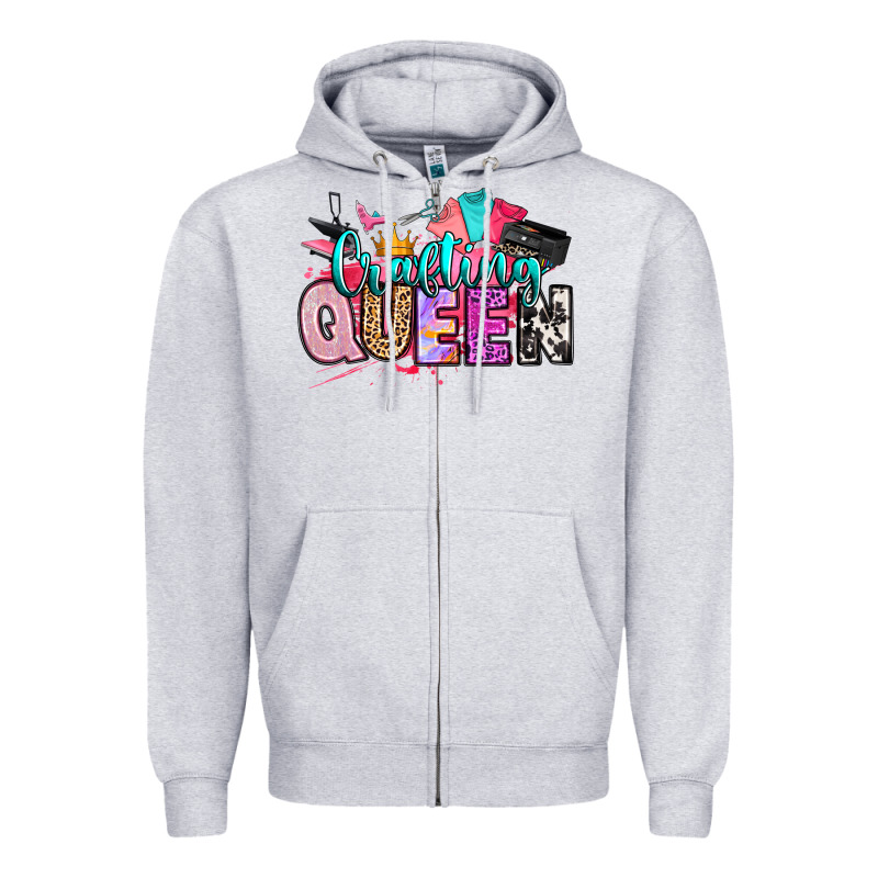 Crafting Queen Zipper Hoodie by Artiststas | Teevron