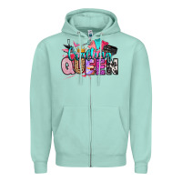 Seafoam crafting queen Zipper Hoodie - Artiststas