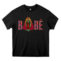 Black Bebe our lady of guadalupe Heavy Core Tee - Bettercallsaul