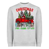 Christmas Tree Farm Truck Heavyweight Sweatshirt | Teevron