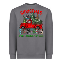 Storm christmas tree farm truck Heavyweight Sweatshirt - CowhideDigitalArt