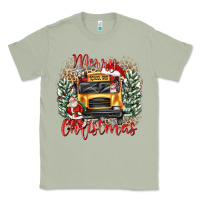 Matcha merry christmas school bus Classic Tee - texasbilliewilder