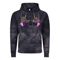 Cloud Black Rockin' the Mom Vintage Hoodie - CowGirlArtShop