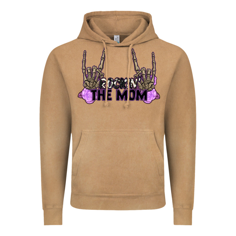 Rockin' The Mom Vintage Hoodie by CowGirlArtShop | Teevron