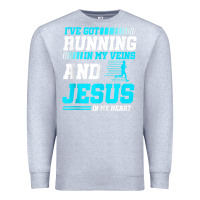 Heather Grey Christian Runner Half Marathon Running Race Jesus Gift Premium Sweatshirt - trangStudio