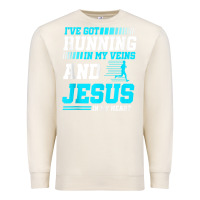 Sandshell Christian Runner Half Marathon Running Race Jesus Gift Premium Sweatshirt - trangStudio