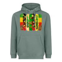 Sage juneteenth brushstrokes Heavyweight Hoodie - BarkalooDesign