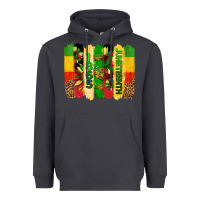 Smoke juneteenth brushstrokes Heavyweight Hoodie - BarkalooDesign