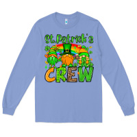 Colony Blue St. Patrick's Day crew Long Sleeve Tee - OliviaCreatesArt