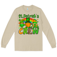 Mushroom St. Patrick's Day crew Long Sleeve Tee - OliviaCreatesArt