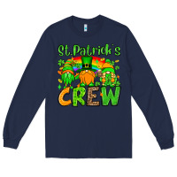 Navy St. Patrick's Day crew Long Sleeve Tee - OliviaCreatesArt