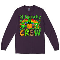 Plum St. Patrick's Day crew Long Sleeve Tee - OliviaCreatesArt