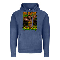 Vintage Denim Black history afro woman Vintage Hoodie - HowdyJamesFarm