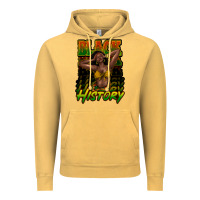 Vintage Mustard Black history afro woman Vintage Hoodie - HowdyJamesFarm