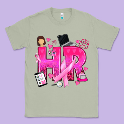 Breast Cancer Hr Human Resources Classic Tee Designed By Texasbilliewilder