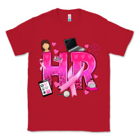 Red breast cancer hr human resources Classic Tee - texasbilliewilder