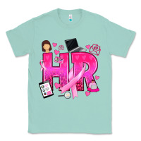 Seafoam breast cancer hr human resources Classic Tee - texasbilliewilder