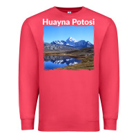 Cardinal Bolivia Huayna Potosi Mountain Andes Art Premium Sweatshirt - trangStudio
