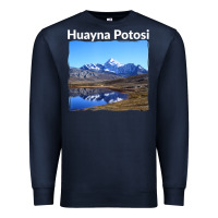 Bolivia Huayna Potosi Mountain Andes Art Premium Sweatshirt | Teevron