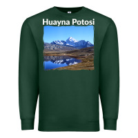Sports Green Bolivia Huayna Potosi Mountain Andes Art Premium Sweatshirt - trangStudio