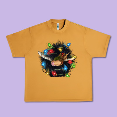 Christmas Black Angus Gnome Urban Heavy Tee Designed By Cowgirlartshop