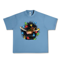 Pebble Blue christmas black angus gnome Urban Heavy Tee - CowGirlArtShop