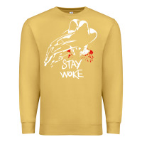Antique Gold stay woke freddy krueger Premium Sweatshirt - trangStudio