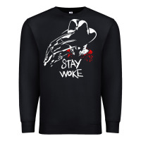 Black stay woke freddy krueger Premium Sweatshirt - trangStudio