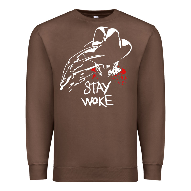 Stay Woke Freddy Krueger Premium Sweatshirt by trangStudio | Teevron