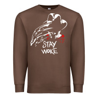 Chestnut stay woke freddy krueger Premium Sweatshirt - trangStudio
