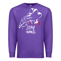 Purple stay woke freddy krueger Premium Sweatshirt - trangStudio